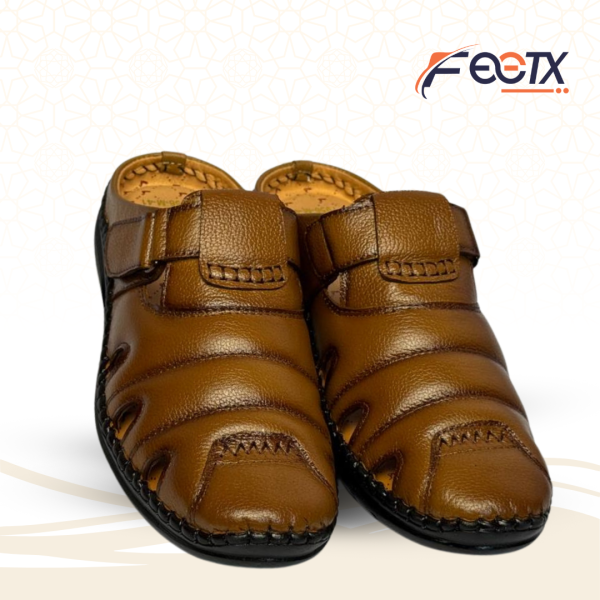 Genuine Cow Leather Brown Half Sacchi M2