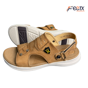 Leather Weightless Sandal 300 mustard with ribbon