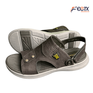 Leather Weightless Sandal Black With Ribbon