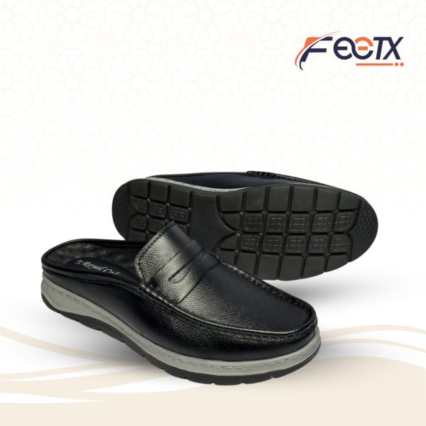 Summer Men's Casual Half Shoes in Black