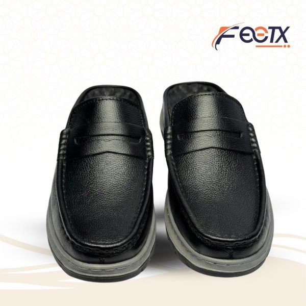 Summer Men's Casual Half Shoes in Black