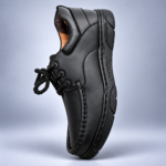 NEW CASUAL SHOES H601 (ফিতা) - BLACK - Image 2