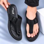 New Premium Leather  Sandal 160 Black. - Image 3